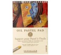 Sennelier Bloc pour pastels à l'huile 16 x 24 cm, 12 feuilles 340 g/m², reliure spirale