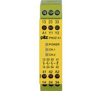Bloc logique de sécurité PNOZ X1 24VAC/DC 3n/o 1n/c PILZ 3 NO (T), 1 NF (R) (l x H x P) 22.5 x 87 x 121 mm 1 pc(s)