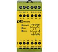 Bloc logique de sécurité PNOZ X3 230VAC 24VDC 3n/o 1n/c 1so PILZ Tension de fonctionnement: 230 V/AC 3 NO (T), 1 NF (R)