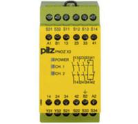 Bloc logique de sécurité PNOZ X3 24VAC 24VDC 3n/o 1n/c 1so PILZ Tension de fonctionnement: 24 V/DC 3 NO (T), 1 NF (R) (l x H x P) 45 x 87 x 121 mm 1 pc(s)