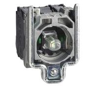 Bloc lumineux orange ZB4BW0B55 avec corps/collier de fixation et LED intégrée 24 V 1 NO + NC