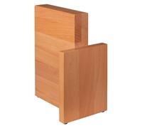 Bloc magnétique pour 6 couteaux en bois de hêtre AL89XXA
