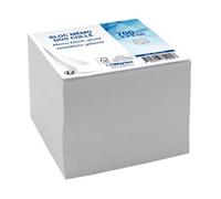 Bloc mémo Waytex 931152 700 notes blanches 9 x 9 cm avec dos encollé Blanc G