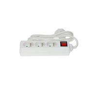 Bloc multiprise 3 prises 2P+T avec interrupteur - - 200003
