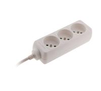 Zenitech – Bloc multiprise 3 prises 16A 2P+T – Blanc