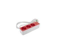 - Bloc multiprise 3x16A 3G1.0 mm² - 1,5 m - Rouge