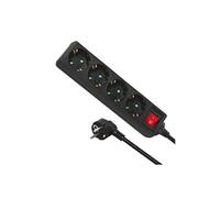 Maclean Bloc multiprise MCE194G 4 prises Schuko 16A 5 m avec interrupteur et protection enfant 3500W