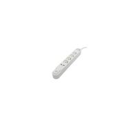 Chacon Bloc multiprise CHA447514 5 prises 16 A avec interrupteur 2 ports USB câble 3 m blanc