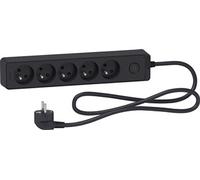 - Bloc multiprise 5 prises 2P+T - anthracite - Schneider