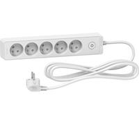 - Bloc multiprise 5 prises 2P+T Blanc - Schneider