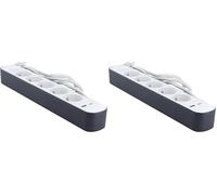 Bloc multiprise 5x16A USB C - Gris - Chacon (Lot de 2)