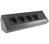Bloc multiprise anthracite
