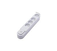 Bloc multiprise avec interrupteur Chacon 48850 x4 blanc