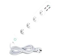 Bloc multiprise connecté 6 Prises + Compteur Conso - Voltman