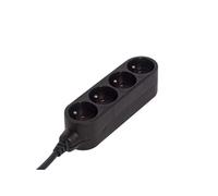 Chacon Bloc multiprise Design 4 x 16A 1,5 m Noir