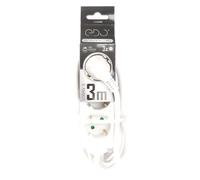 Bloc Multiprise - EDO - LOGAN S - 3 prises Type F - Câble 3m - Protection enfants