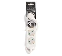 Bloc Multiprise - EDO - LOGAN S - 4 Prises Type F Schuko - Câble 3m - Protection Enfants