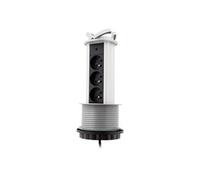 - Bloc multiprise encastrable 3 prises 16A 2P+T Ø100mm - Gris