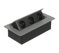 Bloc multiprise encastrable OR-GM-9032/GR 3 prises ORNO