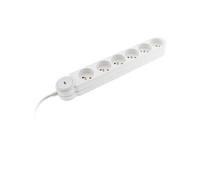 - Bloc multiprise Iota 6x16A + interrupteur - Blanc