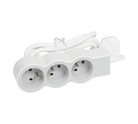 Bloc multiprise Legrand à 3 prises sans interrupteur 16A, 1,5m blanc