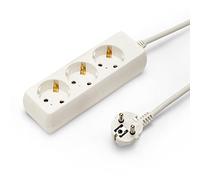Bloc multiprise standard Schuko 3x16A, câble de 1m de long, H05VV-F3G1.0MM2, CE