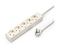 Bloc multiprise standard Schuko 5x16A, câble de 1m de long, H05VV-F3G1.0MM2, CE