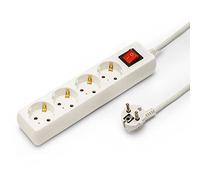 Bloc multiprise standard Schuko x16A, avec interrupteur, câble de 1m de long, H05VV-F3G1.0MM2, CE