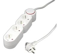Zenitech bloc multiprise 4 prises - Blanc