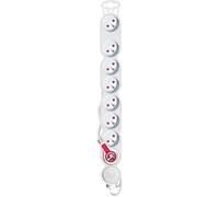 Zenitech - Bloc Home 8 prises 16A 2P+T câble 1,5m - Blanc Blanc G