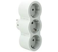 Bloc Multiprises Legrand 694518/ 3 Prises/ Blanc Et Gris.