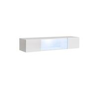 Bloc Mural Design LED "Fly III" 160cm Blanc