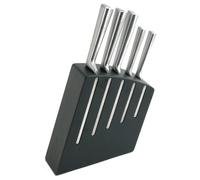 Bloc noir avec 5 couteaux kimono - Jean Dubost - 18507 -