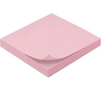 Bloc note repositionnable 100 feuilles 75x75mm (rose) (Lot de 5)