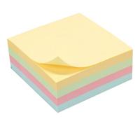 Bloc Note Repositionnable 4 Couleurs Pastel 320 Feuilles 75x75mm