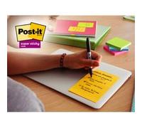 Bloc-note super sticky Meeting Notes, 203 x 153 mm