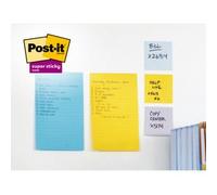 Bloc-note super sticky notes, 101 x 101 mm, ligné