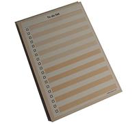Bloc Note To Do List Semaine Marron 52 Pages Détachables A5 15x21 cm (To Do List Marron)