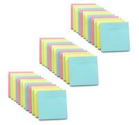 Bloc-notes, 36 feuilles, couleur pastel, 100 feuilles par bloc, dimensions 76 x 76 mm, repositionnable