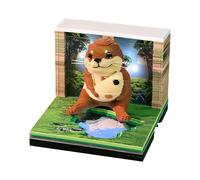 Bloc-notes 3D 2026 - Animaux en 3D - Calendrier de Bureau 2026 avec Couverture Acrylique - Pour Noël Housewarming Bureaux Vacances Voyage École Et Usage