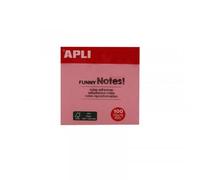 Bloc Notes 75x75mm - Rose Pastel - Apli 19082