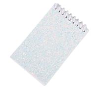 Bloc-notes à reliure à spirale 20 feuilles non lignées Carnet de croquis à spirales avec couvertures à paillettes pour l'écriture et le dessin