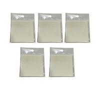 Bloc-notes adhésif couleur macaron, 5 pièces, bloc-notes adhésif transparent, adhésif étanche