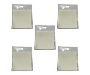 Bloc-notes adhésif couleur macaron, 5 pièces, bloc-notes adhésif transparent, adhésif étanche