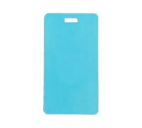 Bloc-notes adhésif effaçable en silicone réutilisable format vertical ou horizontal avec stylo bille léger pour badge identification idéal médecins (Sky Blue, One Size)