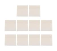 Bloc-notes Adhésif PET Transparent 10 Livres, repositionnable | Notes Amovibles, Écriture Nette sans Bavure, pour Bureau, Étude, Tableaux et Vitres