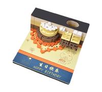 Bloc-notes adhésives 3D avec calendrier 3D | Planner classique avec gravure, bloc multifonction pour maison, bureau, salle de ureau, Noël et Pâques