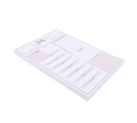 Bloc-notes Agenda Hebdomadaire A5 Rose, Papier à Écrire Lisse
