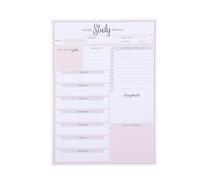 Bloc-notes Agenda Hebdomadaire A5 Rose, Papier, Planificateur