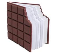 Bloc-notes au goût parfumé au chocolat, 70 feuilles, petit bloc-notes auto-adhésif réutilisable, écriture créative pour l'école
